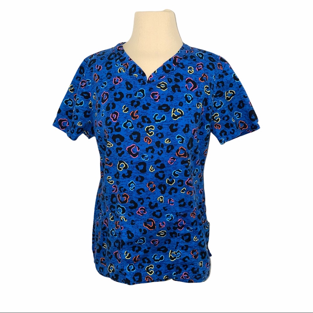 Code Happy Animal Print Scrubs